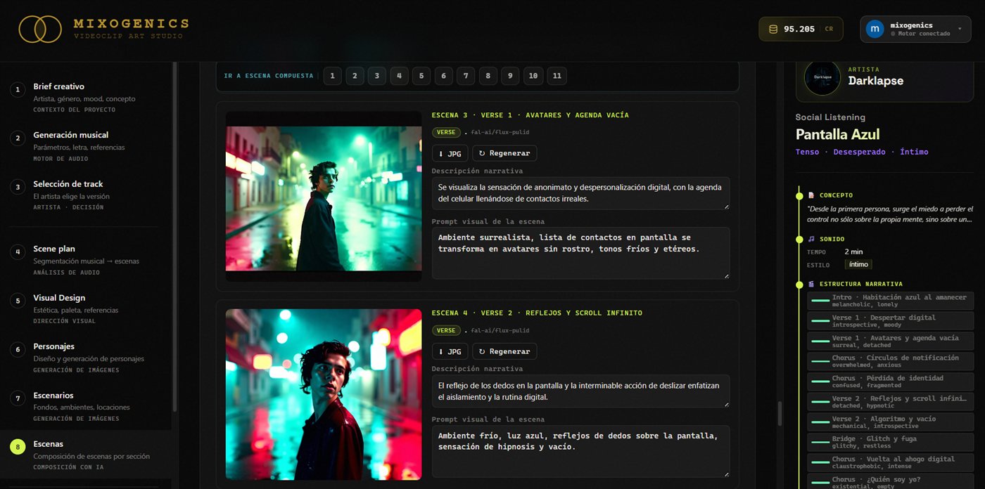 Composición de escenas — paso 8 del pipeline